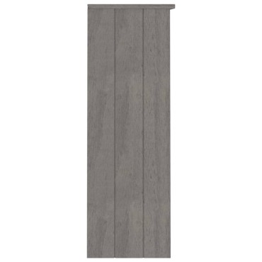 vidaXL Πάνω Μέρος Ντουλαπιού HAMAR Αν. Γκρι 85x35x100cm Μασίφ Πεύκο 1 τεμ.