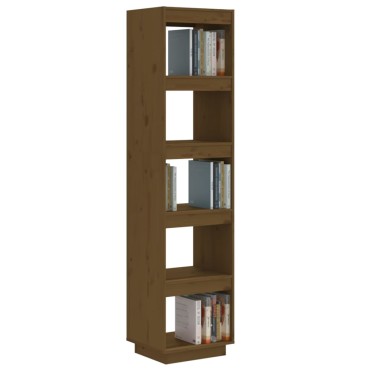 vidaXL Βιβλιοθήκη/Διαχωριστικό Χώρου Μελί 40x35x167cm Μασίφ Πεύκο 1 τεμ.