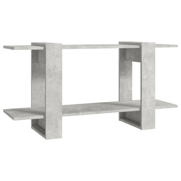 vidaXL Βιβλιοθήκη Ραφιέρα Γκρι Σκυρ. 100x30x51cm Επεξεργασμένο Ξύλο 1 τεμ.