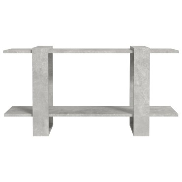 vidaXL Βιβλιοθήκη Ραφιέρα Γκρι Σκυρ. 100x30x51cm Επεξεργασμένο Ξύλο 1 τεμ.