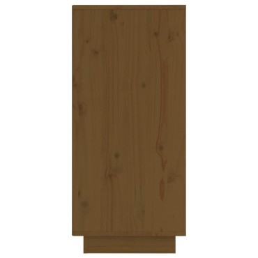 vidaXL Συρταριέρα Καφέ Μελί 31,5x34x75cm από Μασίφ Ξύλο Πεύκου 1 τεμ.