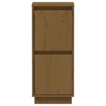 vidaXL Συρταριέρες 2 τεμ. Καφέ Μελί 31,5x34x75cm από Μασίφ Ξύλο Πεύκου