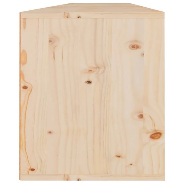 vidaXL Ντουλάπια Τοίχου 2 τεμ. 80x30x35cm από Μασίφ Ξύλο Πεύκου