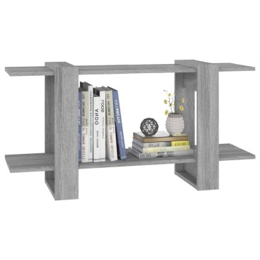 vidaXL Βιβλιοθήκη Ραφιέρα Γκρι Sonoma 100x30x51cm Επεξεργασμένο Ξύλο 1 τεμ.
