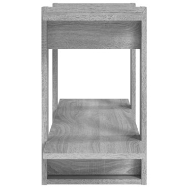 vidaXL Βιβλιοθήκη Ραφιέρα Γκρι Sonoma 100x30x51cm Επεξεργασμένο Ξύλο 1 τεμ.