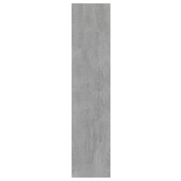 vidaXL Βιβλιοθήκη/Διαχωρ. Χώρου Γκρι Sonoma 60x30x135cm Επεξεργ. Ξύλο 1 τεμ.