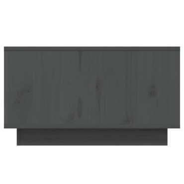 vidaXL Τραπεζάκι Σαλονιού Γκρι 55x56x32cm από Μασίφ Ξύλο Πεύκου 1 τεμ.