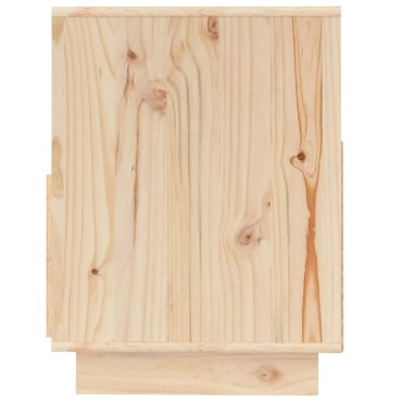 vidaXL Έπιπλο Τηλεόρασης 140x37x50cm από Μασίφ Ξύλο Πεύκου