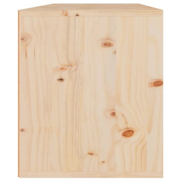 vidaXL Ντουλάπια Τοίχου 2 τεμ. 45x30x35cm από Μασίφ Ξύλο Πεύκου