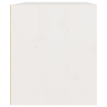 vidaXL Ντουλάπι Τοίχου Λευκά 45x30x35cm από Μασίφ Ξύλο Πεύκου 1 τεμ.