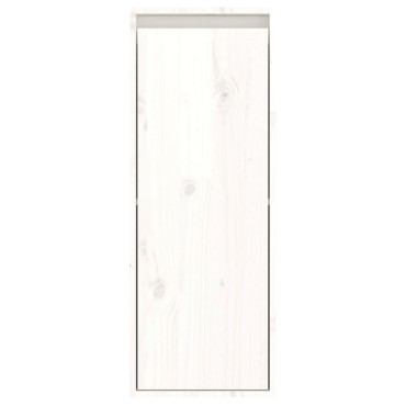 vidaXL Ντουλάπι Τοίχου Λευκό 30x30x80cm από Μασίφ Ξύλο Πεύκου 1 τεμ.