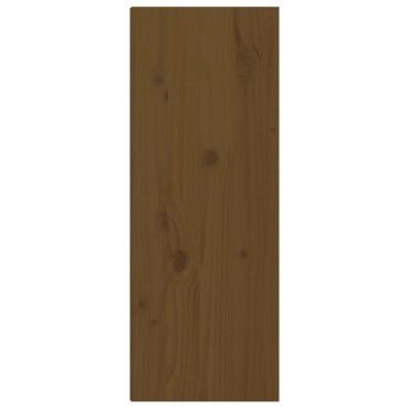 vidaXL Ντουλάπια Τοίχου 2 τεμ. Καφέ Μελί 30x30x80cm Μασίφ Ξύλο Πεύκου