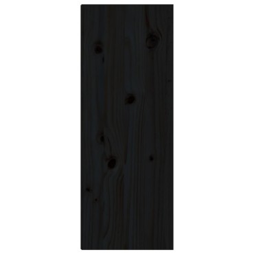 vidaXL Ντουλάπι Τοίχου Μαύρο 30x30x80cm από Μασίφ Ξύλο Πεύκου 1 τεμ.