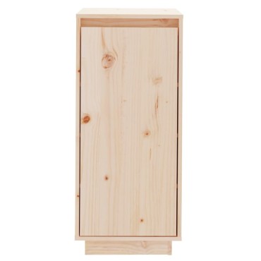 vidaXL Παπουτσοθήκη 35x35x80cm από Μασίφ Ξύλο Πεύκου