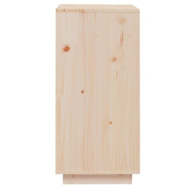 vidaXL Παπουτσοθήκη 35x35x80cm από Μασίφ Ξύλο Πεύκου