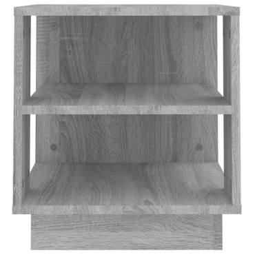 vidaXL Τραπεζάκι Σαλονιού Γκρι Sonoma 40x40x43cm Επεξεργασμένο Ξύλο 1 τεμ.