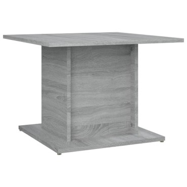 vidaXL Τραπεζάκι Σαλονιού Γκρι Sonoma 55,5x55,5x40cm Επεξεργ. Ξύλο 1 τεμ.