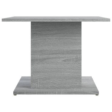vidaXL Τραπεζάκι Σαλονιού Γκρι Sonoma 55,5x55,5x40cm Επεξεργ. Ξύλο 1 τεμ.