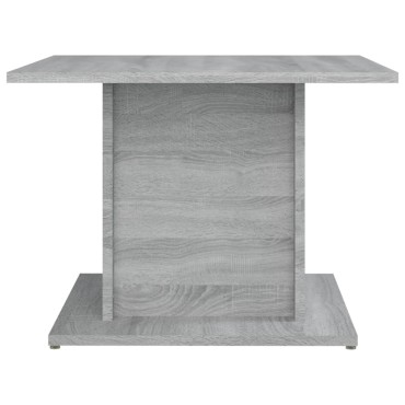 vidaXL Τραπεζάκι Σαλονιού Γκρι Sonoma 55,5x55,5x40cm Επεξεργ. Ξύλο 1 τεμ.