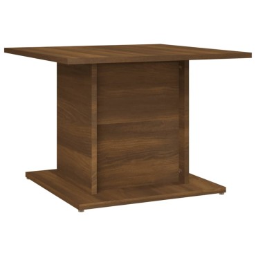vidaXL Τραπεζάκι Σαλονιού Καφέ Δρυς 55,5x55,5x40cm Επεξεργ. Ξύλο 1 τεμ.
