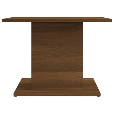 vidaXL Τραπεζάκι Σαλονιού Καφέ Δρυς 55,5x55,5x40cm Επεξεργ. Ξύλο 1 τεμ.