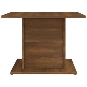 vidaXL Τραπεζάκι Σαλονιού Καφέ Δρυς 55,5x55,5x40cm Επεξεργ. Ξύλο 1 τεμ.