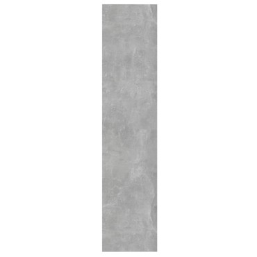 vidaXL Βιβλιοθήκη/Διαχωρ. Χώρου Γκρι Σκ. 60x30x135cm Επεξεργ. Ξύλο 1 τεμ.