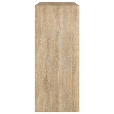 vidaXL Βιβλιοθήκη/Διαχωριστικό Χώρου Sonoma Δρυς 80x30x72cm 1 τεμ.