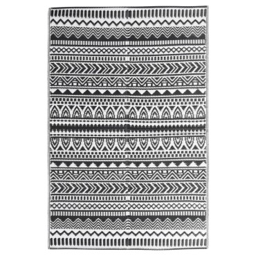 vidaXL Χαλί εξωτερικού χώρου ARAKIL Μαύρο 160x230 cm PP