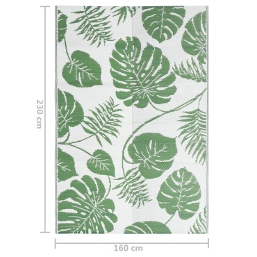 vidaXL Χαλί εξωτερικού χώρου ARAKIL Πράσινο 160x230 cm PP
