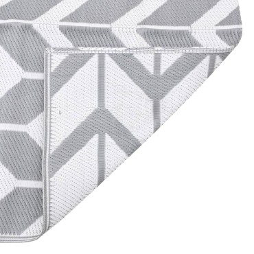 vidaXL Χαλί εξωτερικού χώρου ARAKIL Γκρι 160x230 cm PP
