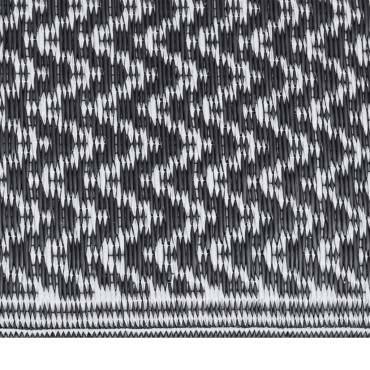 vidaXL Χαλί εξωτερικού χώρου ARAKIL Μαύρο 140x200 cm PP