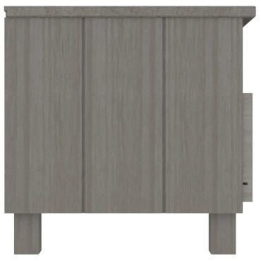 vidaXL Έπιπλο Τηλεόρασης HAMAR Αν. Γκρι 106x40x40cm Μασίφ Ξύλο Πεύκου