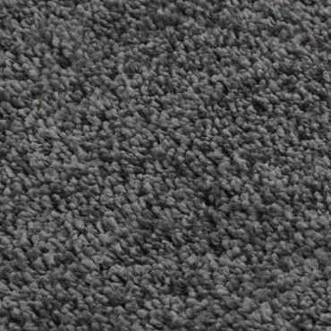 vidaXL Χαλί Shaggy Αντιολισθητικό Σκούρο Γκρι 120x170cm
