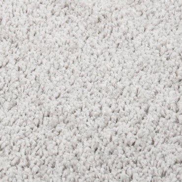 vidaXL Χαλί Shaggy Αντιολισθητικό Ανοιχτό Γκρι 200x290cm