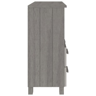 vidaXL Ντουλάπι HAMAR Αν. Γκρι 85x35x80cm από Μασίφ Ξύλο Πεύκου 1 τεμ.