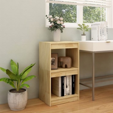 vidaXL Βιβλιοθήκη 40x30x71,5cm από Μασίφ Ξύλο Πεύκου 1 τεμ.