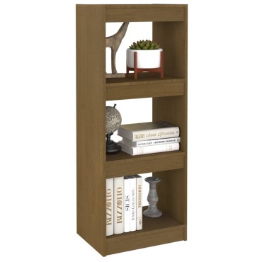 vidaXL Βιβλιοθήκη/Διαχωριστικό Χώρου Μελί 40x30x103,5cm Ξύλο Πεύκου 1 τεμ.