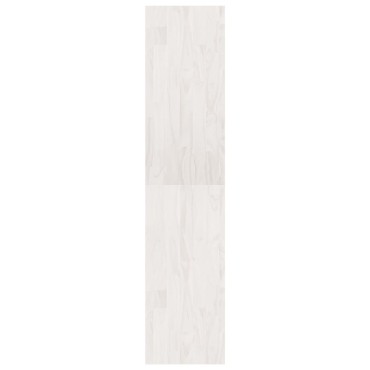 vidaXL Βιβλιοθήκη/Διαχωριστικό Χώρου Λευκό 40x30x135,5cm Ξύλο Πεύκου 1 τεμ.