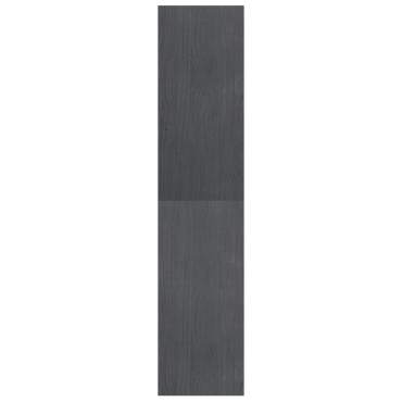 vidaXL Βιβλιοθήκη/Διαχωριστικό Χώρου Γκρι 40x30x135,5cm Ξύλο Πεύκου 1 τεμ.