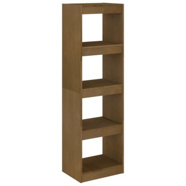vidaXL Βιβλιοθήκη/Διαχωριστικό Χώρου Μελί 40x30x135,5cm Ξύλο Πεύκου 1 τεμ.