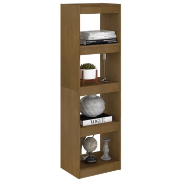 vidaXL Βιβλιοθήκη/Διαχωριστικό Χώρου Μελί 40x30x135,5cm Ξύλο Πεύκου 1 τεμ.