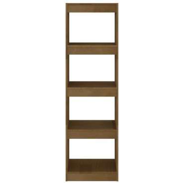 vidaXL Βιβλιοθήκη/Διαχωριστικό Χώρου Μελί 40x30x135,5cm Ξύλο Πεύκου 1 τεμ.