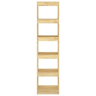 vidaXL Βιβλιοθήκη/Διαχωριστικό Χώρου 40x30x167,5cm Μασίφ Ξύλο Πεύκου 1 τεμ.