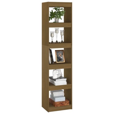 vidaXL Βιβλιοθήκη/Διαχωριστικό Χώρου Μελί 40x30x167,5cm Ξύλο Πεύκου 1 τεμ.