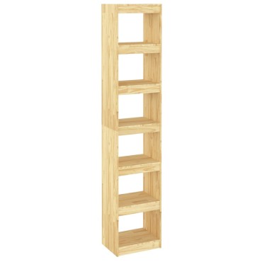vidaXL Βιβλιοθήκη/Διαχωριστικό Χώρου 40x30x199cm Μασίφ Ξύλο Πεύκου 1 τεμ.