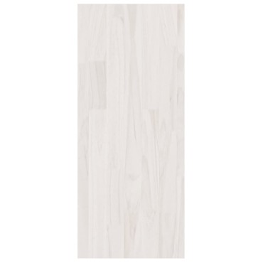 vidaXL Βιβλιοθήκη/Διαχωριστικό Χώρου Λευκό 100x30x71,5cm Ξύλο Πεύκου 1 τεμ.
