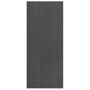 vidaXL Βιβλιοθήκη/Διαχωριστικό Χώρου Γκρι 100x30x71,5cm Ξύλο Πεύκου 1 τεμ.