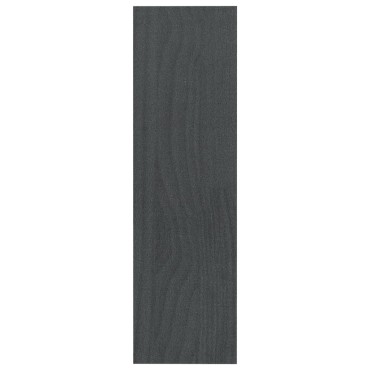 vidaXL Βιβλιοθήκη/Διαχωριστικό Χώρου Γκρι 100x30x103cm Ξύλο Πεύκου 1 τεμ.