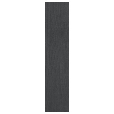 vidaXL Βιβλιοθήκη/Διαχωριστικό Χώρου Γκρι 100x30x135,5cm Ξύλο Πεύκου 1 τεμ.